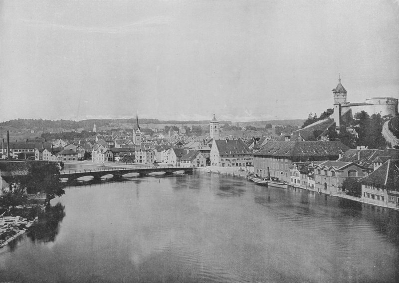 Schaffhouse et le Rhin by Swiss Photographer