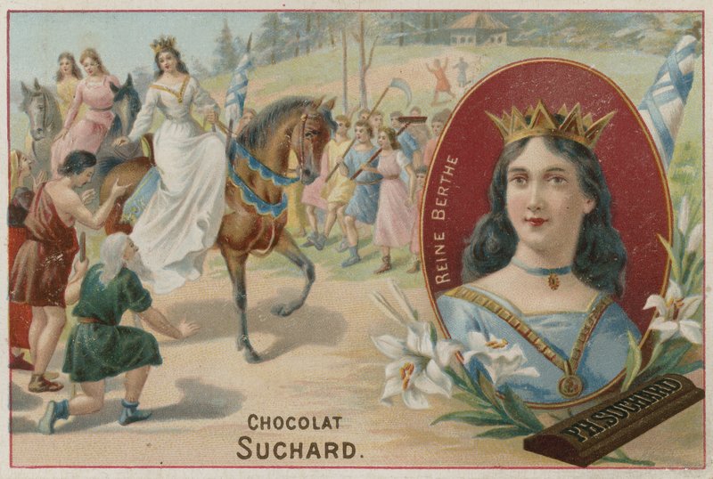 Bertha of Swabia, Queen Consort of Rudolph II of Burgundy by Swiss School