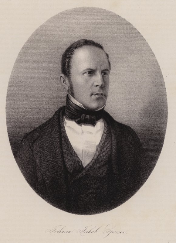 Johann Jakob Speiser, Swiss textile merchant, banker and politician by Swiss School