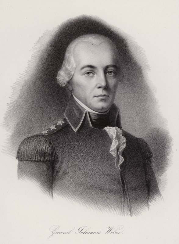 Johann Weber, Swiss general killed at the Battle of Frauenfeld by Swiss School