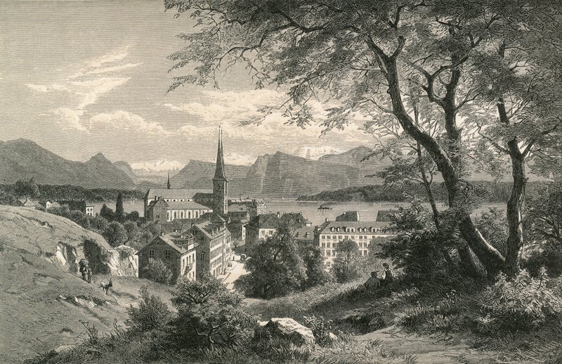 Lucerne by Swiss School