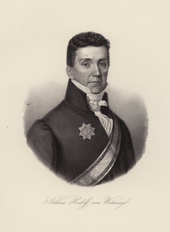 Niklaus Rudolf von Wattenwyl, Swiss general and the last mayor of the Restoration in the city of Bern by Swiss School