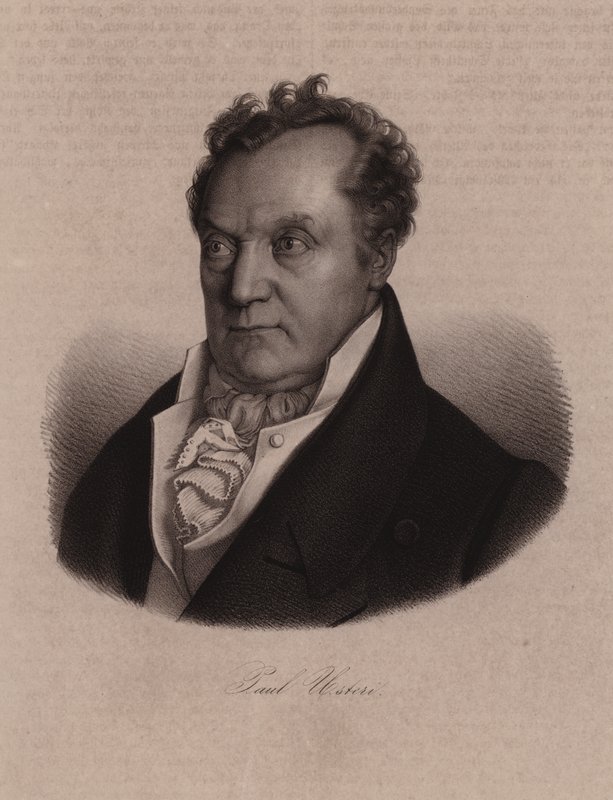 Paul Usteri, Swiss physician, botanist, and politician by Swiss School