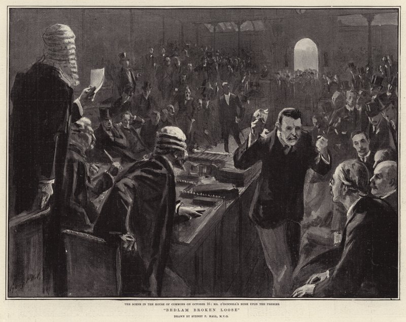 Bedlam Broken Loose by Sydney Prior Hall