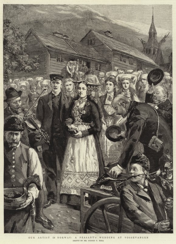 Our Artist in Norway, a Peasant