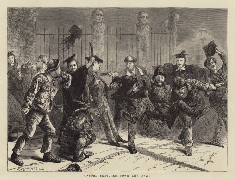 Oxford Sketches, Town and Gown by Sydney Prior Hall
