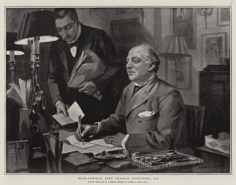 Rear-Admiral Lord Charles Beresford, CB by Sydney Prior Hall