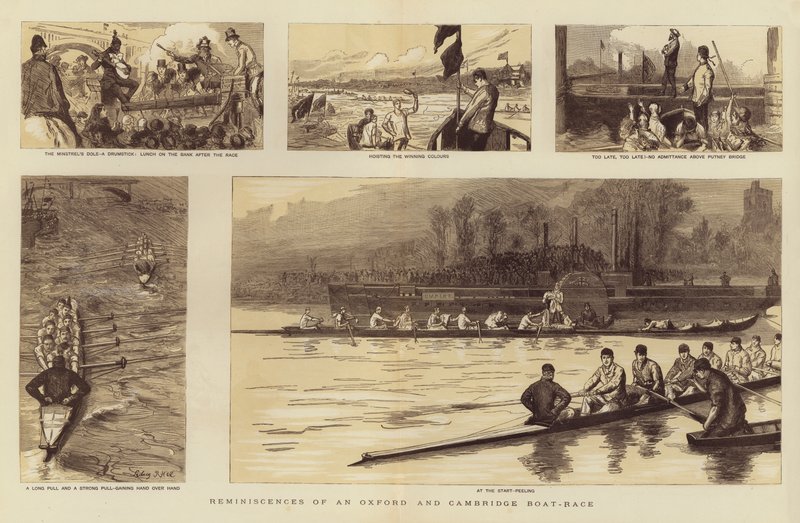 Reminiscences of an Oxford and Cambridge Boat Race by Sydney Prior Hall