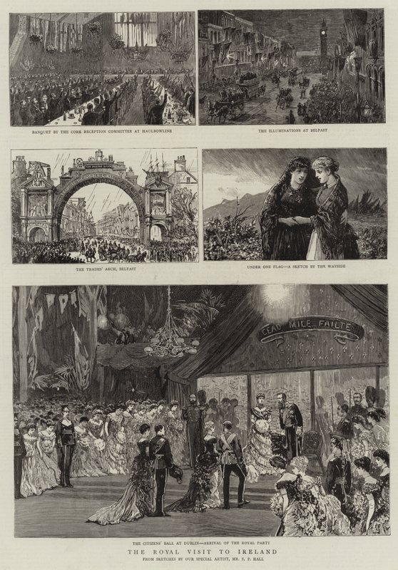 The Royal Visit to Ireland by Sydney Prior Hall