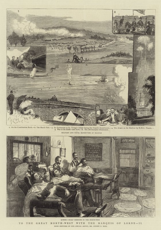 To the Great North-West with the Marquis of Lorne, II by Sydney Prior Hall
