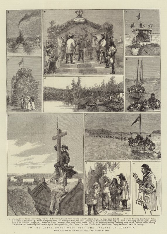 To the Great North-West with the Marquis of Lorne, IV by Sydney Prior Hall