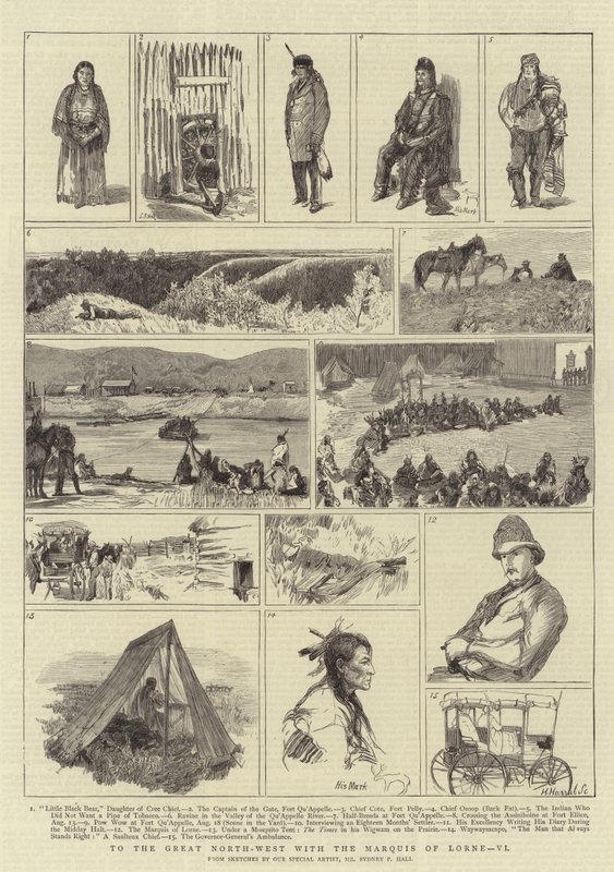 To the Great North-West with the Marquis of Lorne, VI by Sydney Prior Hall