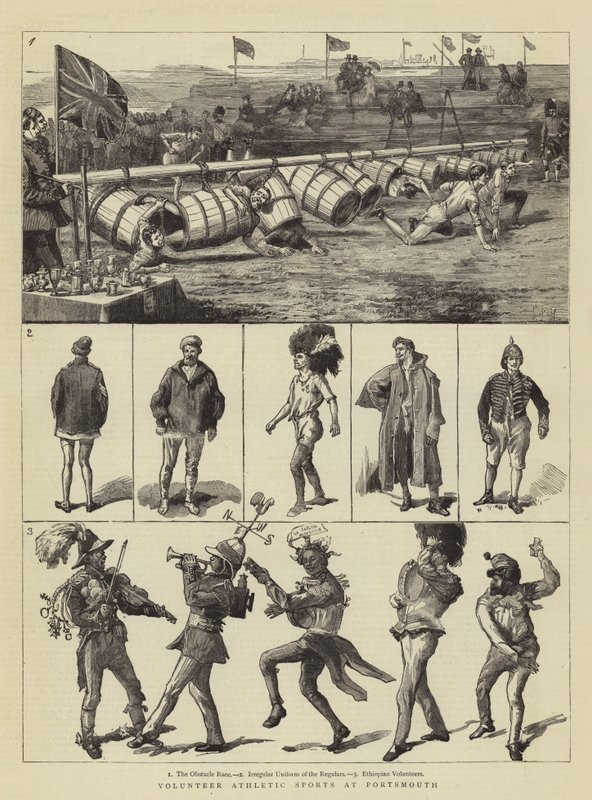 Volunteer Athletic Sports at Portsmouth by Sydney Prior Hall
