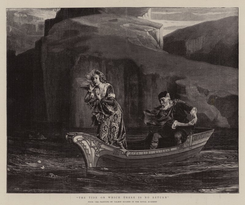 The Tide on Which There Is No Return by Talbot Hughes