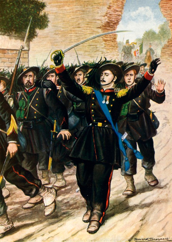 20 September 1870: Porta Pia - Breaching the Walls by Tancredi Scarpelli