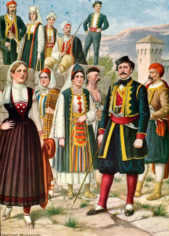 Costumes of Dalmatia and Morlacchi by Tancredi Scarpelli