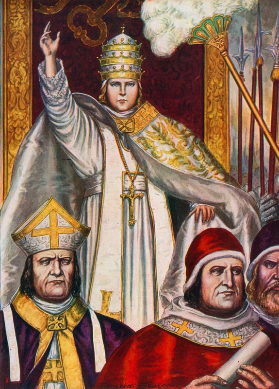 Pope Benedict IX Elected Pope at the Age of 12, in 1032 by Tancredi Scarpelli