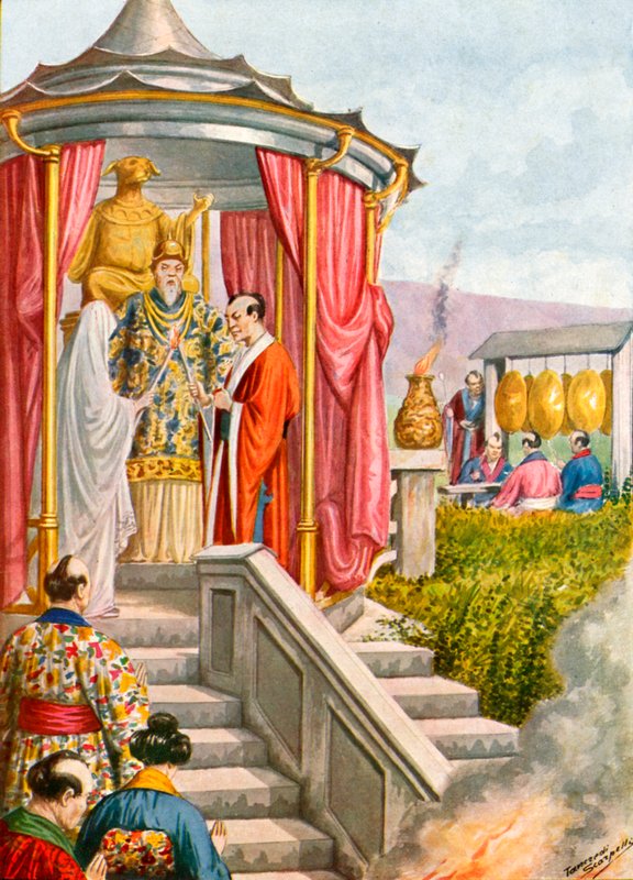Wedding ceremony of the Japanese by Tancredi Scarpelli