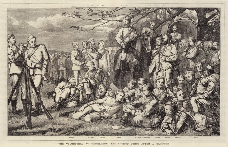 The Volunteers at Wimbledon, the Artist