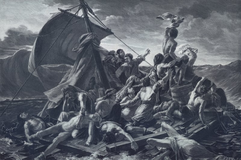 The Raft of the Medusa by Theodore (after) Gericault