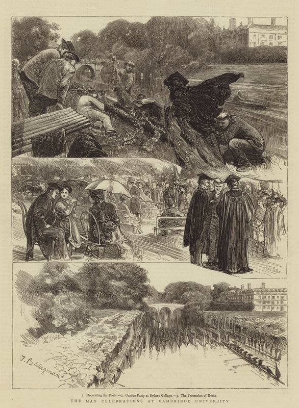 The May Celebrations at Cambridge University by Theodore Blake Wirgman