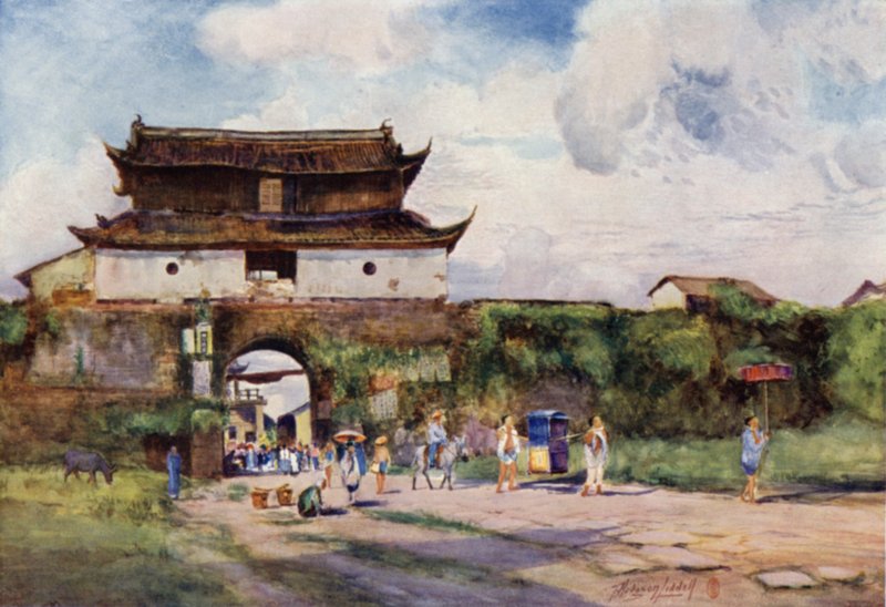 Hangchow, the North Gate by Thomas Hodgson Liddell