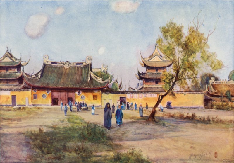 Loongwha Temples, near Shanghai by Thomas Hodgson Liddell