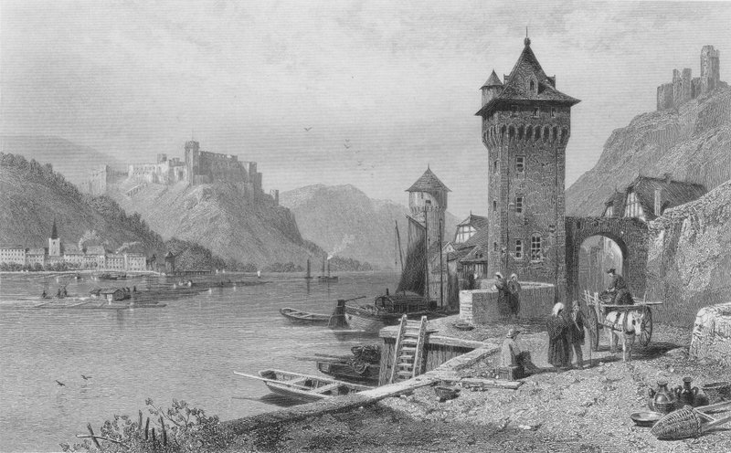 St Goar by Thomas Leeson the Elder Rowbotham