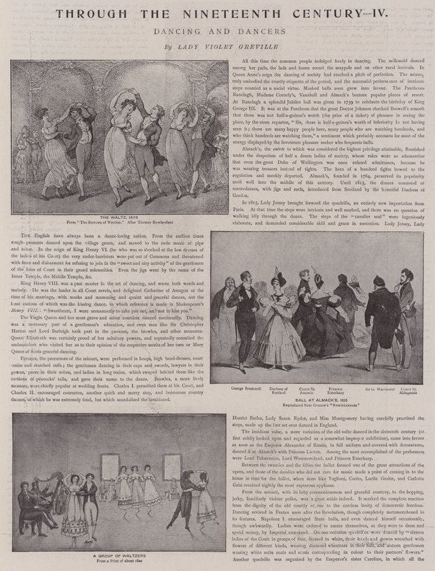 Dancing and Dancers by Thomas Rowlandson