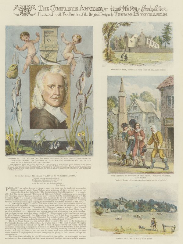 The Complete Angler, by Izaak Walton and Charles Cotton by Thomas Stothard