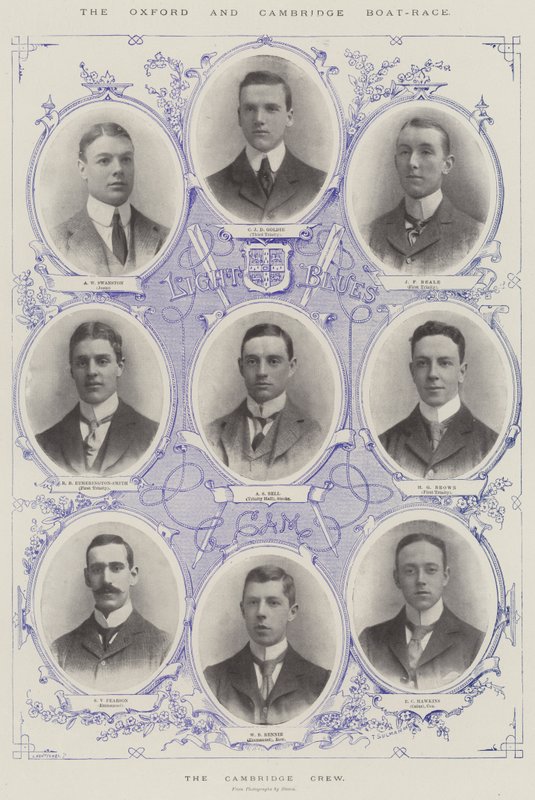 The Oxford and Cambridge Boat-Race, the Cambridge Crew by Thomas Sulman