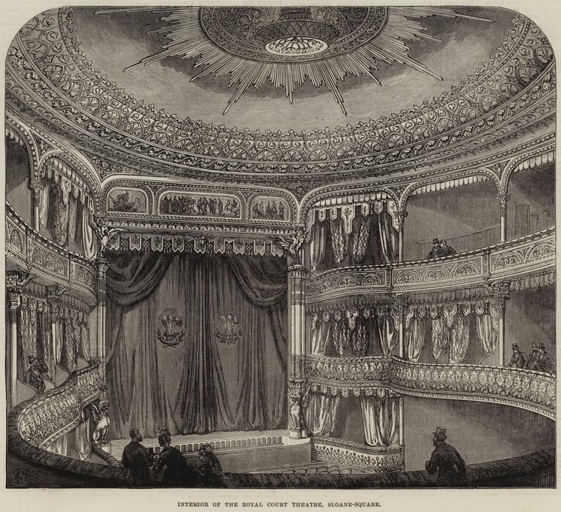 Interior of the Royal Court Theatre, Sloane-Square by Thomas W. Wood