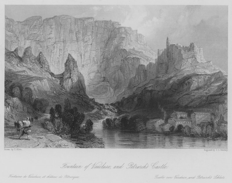 Fountain of Vaucluse, and Petrarch
