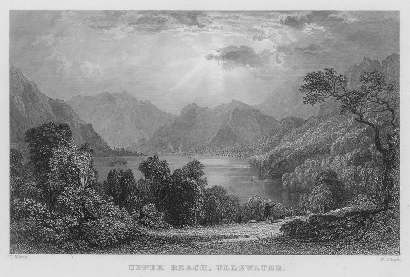 Upper Reach, Ullswater by Thomas (after) Allom