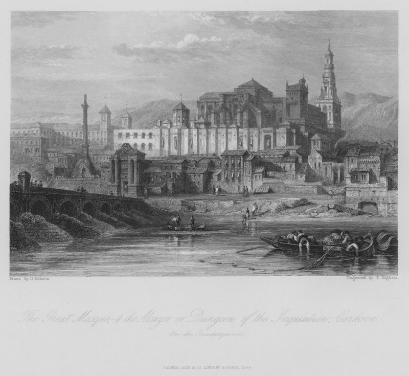 The Great Mosque of the Alcazor, or Dungeon of the Inquisition, Cordoba, Spain by Thomas (after) Higham