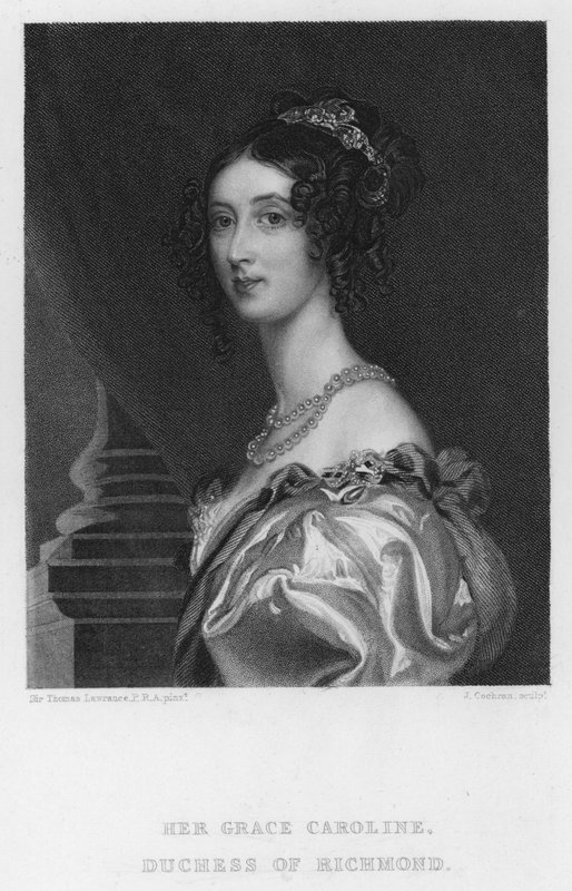 Caroline, Duchess of Richmond by Thomas (after) Lawrence