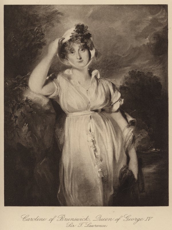 Caroline of Brunswick, Queen of King George IV by Thomas (after) Lawrence