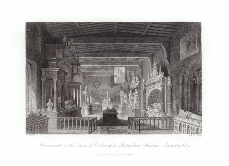 Bottesford Church by Thomas Allom
