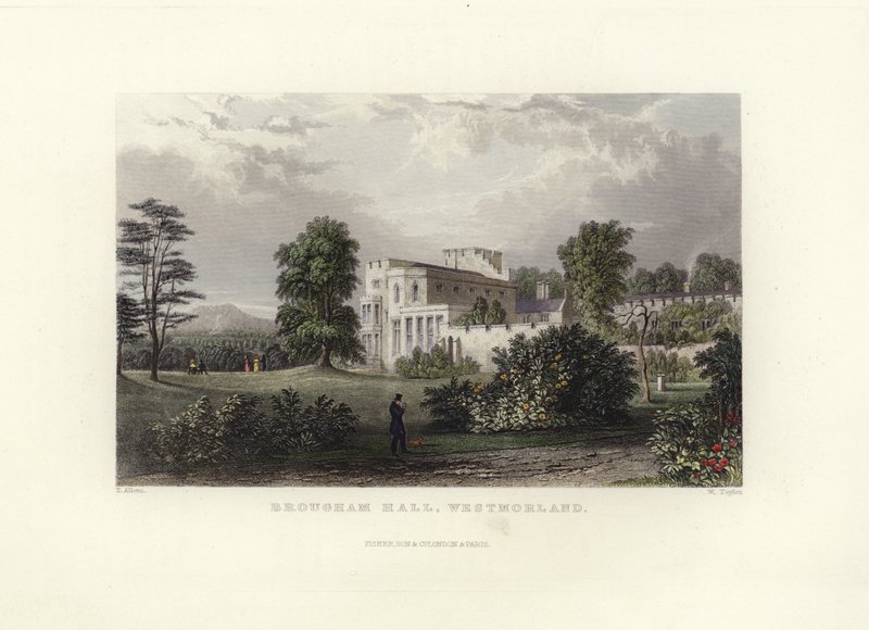Brougham Hall by Thomas Allom
