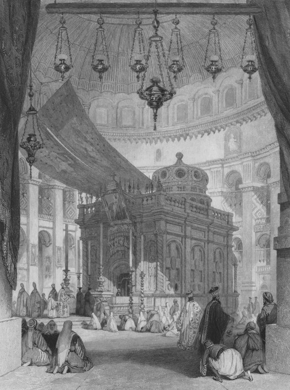 Church of the Holy Sepulchre, Jerusalem by Thomas Allom