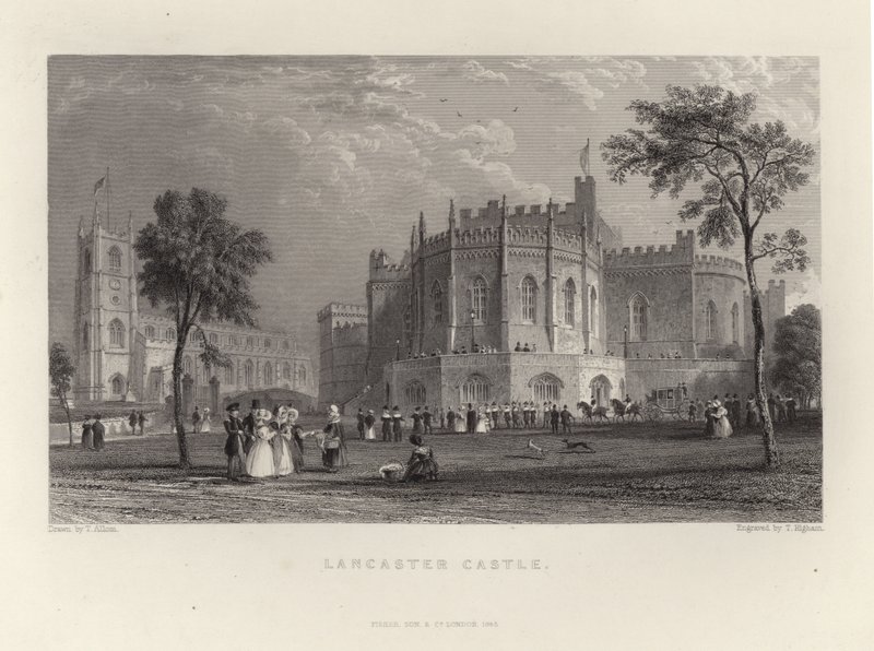 Lancaster Castle by Thomas Allom