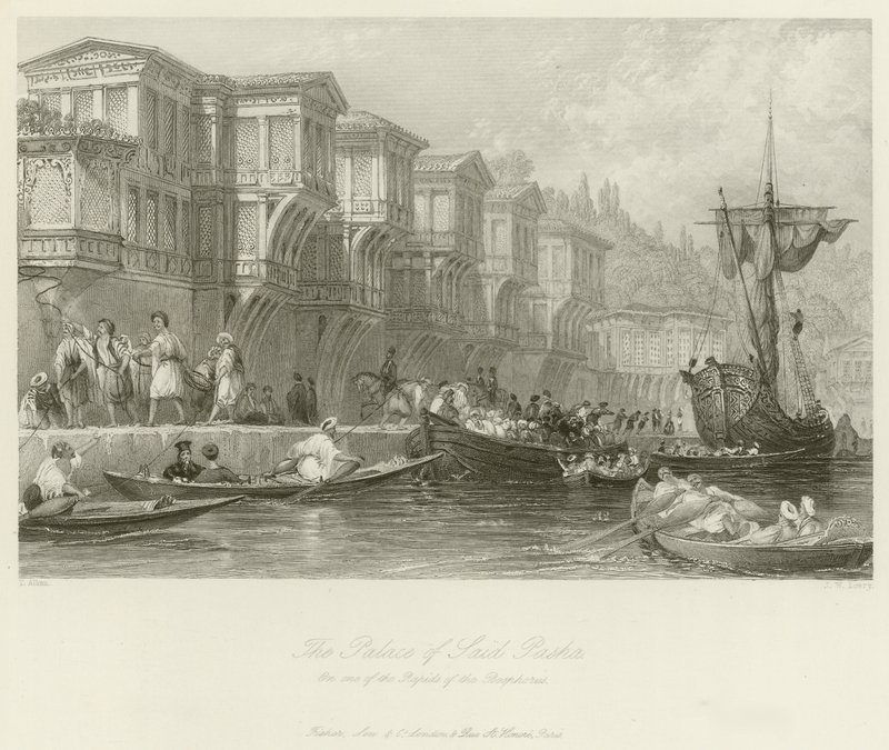 The Palace of Said Pasha by Thomas Allom