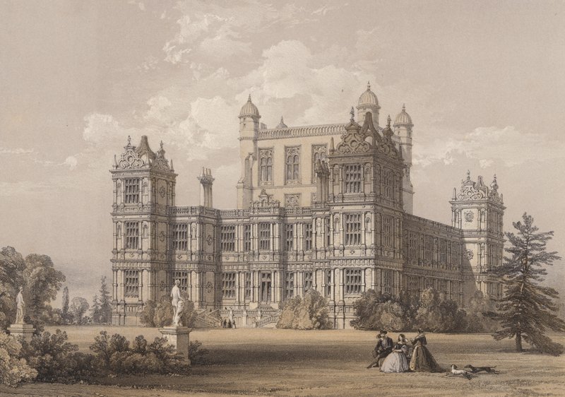 Wollaton Hall, Nottinghamshire by Thomas Allom