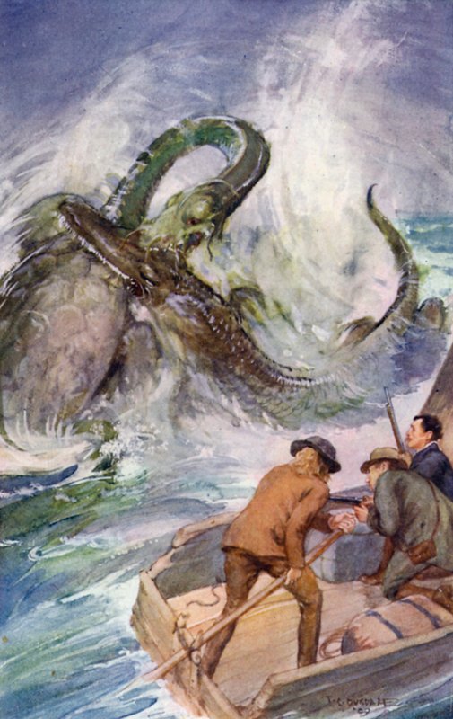 Illustration for A Journey to the Centre of the Earth by Jules Verne by Thomas Cantrell Dugdale