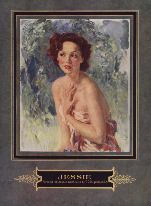 Jessie Matthews, English actress by Thomas Cantrell Dugdale