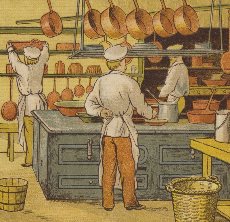 Caen: the hotel kitchen by Thomas Crane