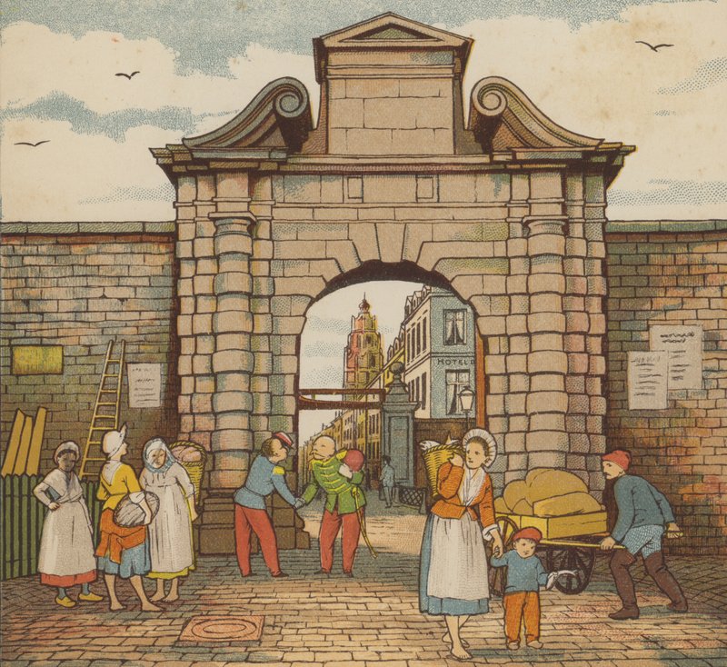 Calais: the water gate by Thomas Crane
