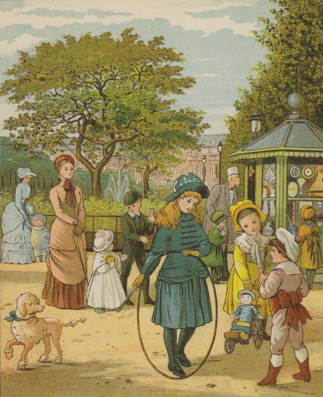 Paris: The Gardens of the Palais Royale by Thomas Crane