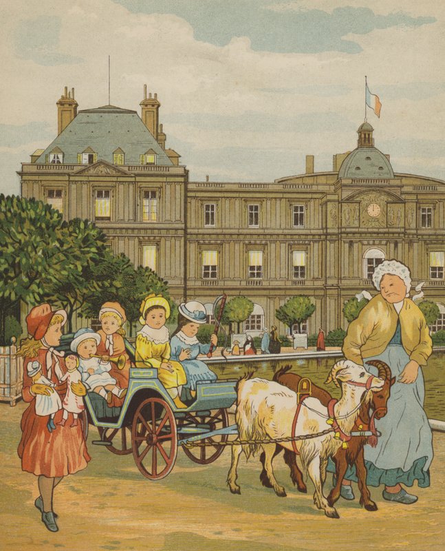 Paris: the Luxembourg Gardens by Thomas Crane