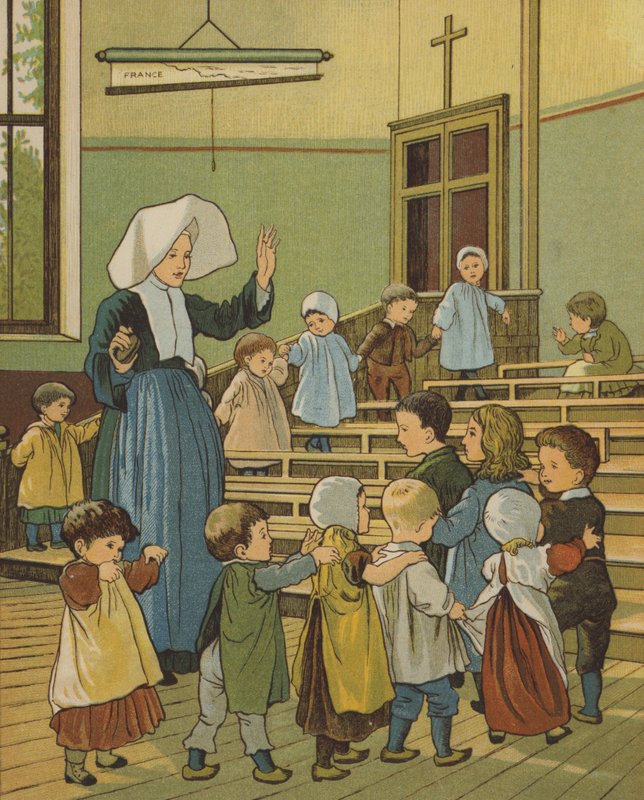 Rouen: School Drill by Thomas Crane